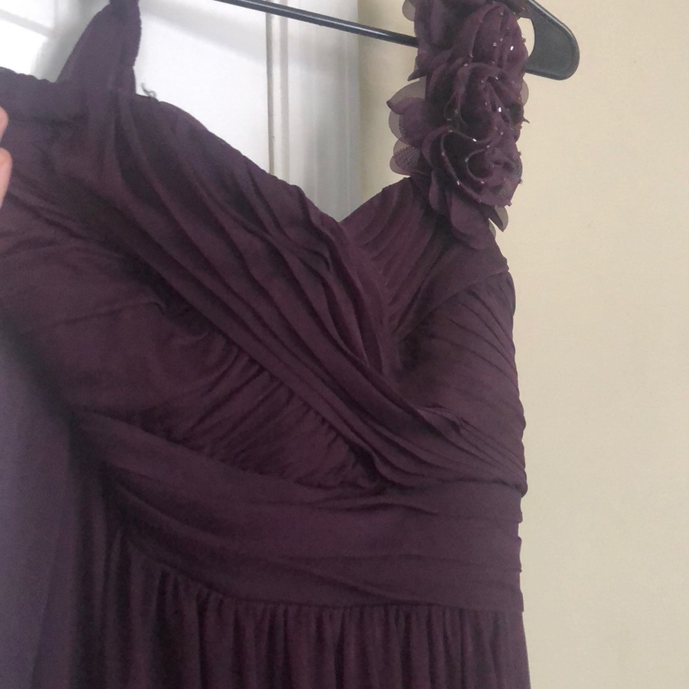 One Shoulder dress with flowers